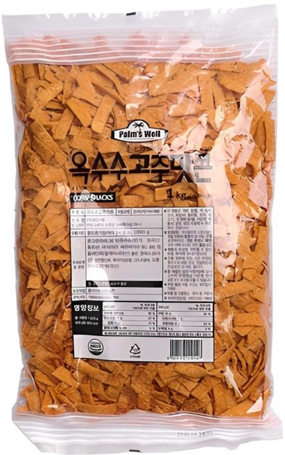 광일식품 옥수수 고추맛콘, 1kg, 1개