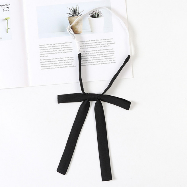 스쿨 여성 리본 나비 타이 1개