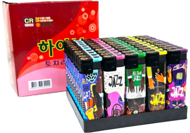 JAZZ(째즈) 토치 터보라이타, 50개, 5색