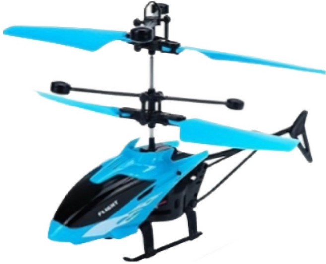 비행 인기플라잉 헬리콥터 장난감[ KC안전제품], 블루, 1개