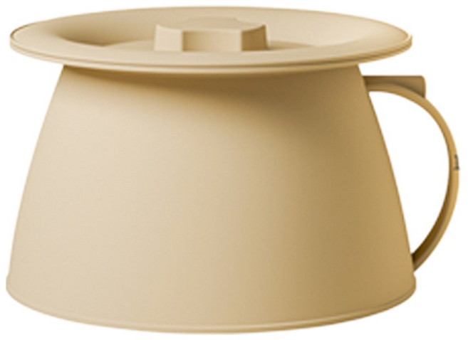 오드상회 가벼운 휴대용소변기 남자소변통 요강, 1개, 베이지