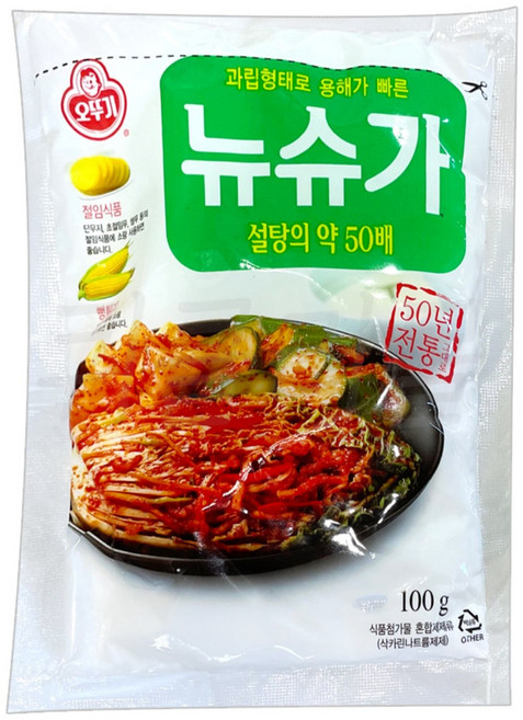 오뚜기 뉴슈가 100g, 1개
