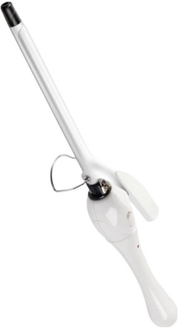 HTYVC 9-16mm 양털 고데기 미니 사이즈 봉고데기 헤어 웨이브 봉고데기 세라믹 헤어 컬링 남녀공용, 흰색, 13mm