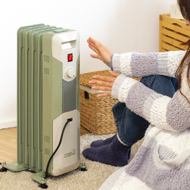 [휴고스] 캠핑 휴대용 라디에이터(과열방지/자동온도조절/가방포함) BHO-A050