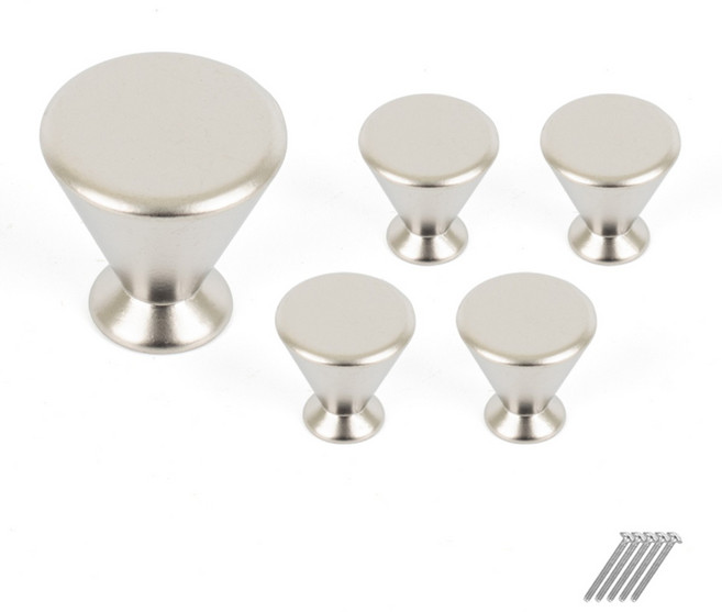 철물이네 가구손잡이 1구 멜로디 대 (볼트 포함) 서랍장 문고리, 5개, 니켈