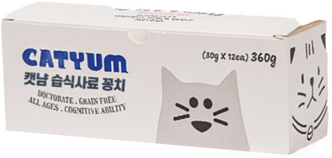 국산 국내산 베러펫 캣냠 고양이캔 고양이습식사료 고양이사료 꽁치 12개입, 바다 물고기, 30g, 24개