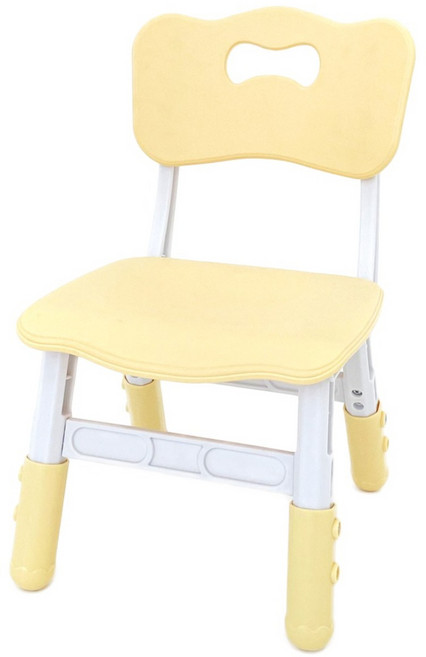 [이엘퍼니처] 레미 높이조절 어린이의자. 아이의자, 옐로우, 1개