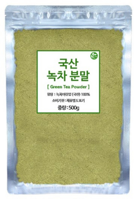 신영몰 국산 녹차 분말 가루 500g 국내산 전남 보성산 녹차만 사용, 1개, 1개입