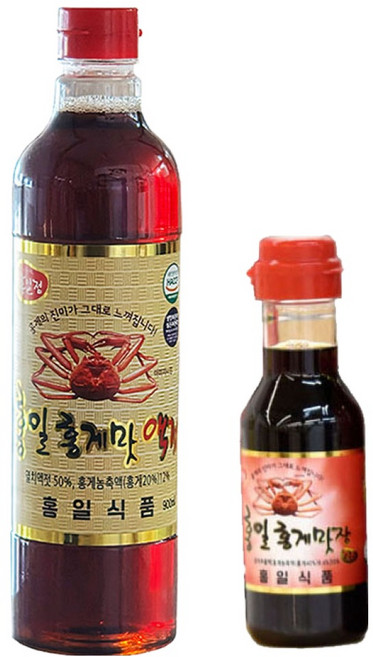 200증정 홍일식품 홍일홍게맛액젓 멸치액젓 새우액젓 홍게추출액을 혼합하여 감칠맛이 살아 있는 맛액젓, 1개, 900ml