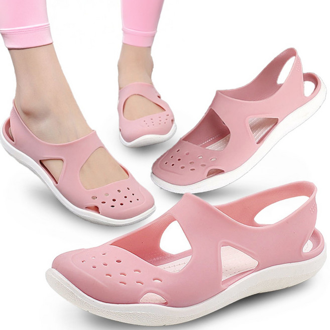 스토리원 여성 아쿠아 방수 스포티 PVC 젤리 샌들 슈즈 SH-WSP-6008