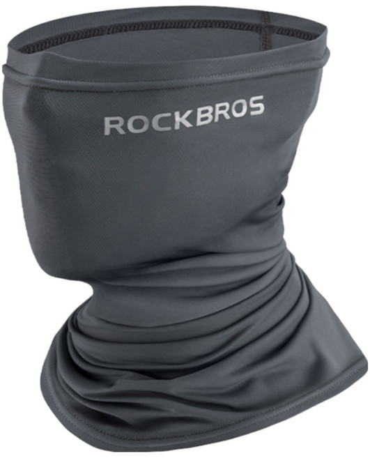 고탄성 땀흡수 쿨마스크 자외선차단 자전거마스크 목토시 버프 냉감 라이딩 캠핑 쿨바라클라바, 그레이 일반형