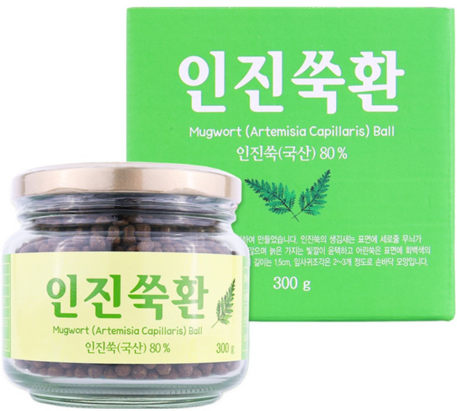 [진안고원농산] 청정지역 무농약 직접 재배 제조 인진쑥환, 300g, 1개