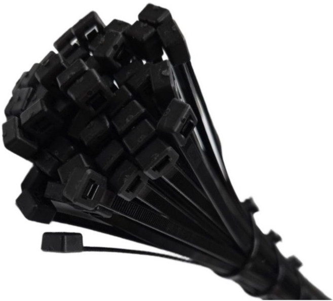 초강력 고강도 대 사이즈 케이블타이 50p, 블랙, 1세트