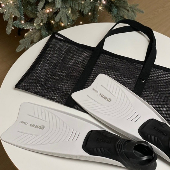 [주문 후 제작_핸드메이드] 오리발 가방 / 매쉬 / 롱핀가방 / 롱핀백, 블랙