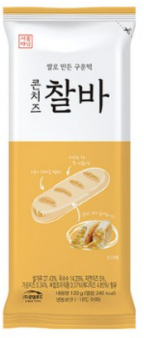 서울마님 콘치즈 찰바 120g [OC003], 1개