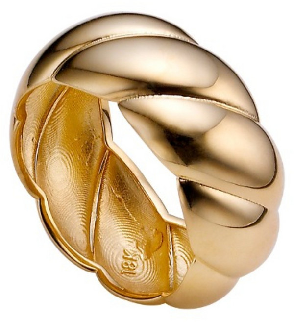 펠리체골드 14K 크루아상 반지 (L) (+선물포장) 우정반지 데일리 볼드 기념일 여성 커플반지 커플링 선물 두꺼운반지 금 골드