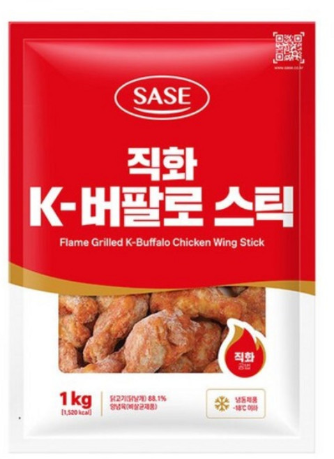 사세 직화K 버팔로스틱 1kg + 버팔로 갈비윙봉 180g