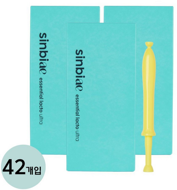 신비애 에센셜락토 여성청결제 이너케어 젤, 2g, 42개