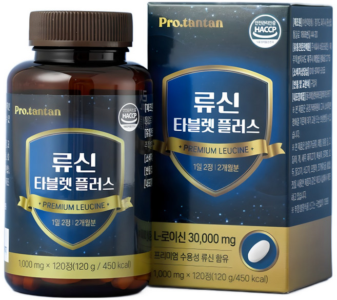 [수용성] 프로탄탄 류신 타블렛 30000mg 대용량 2개월, 1개, 120정
