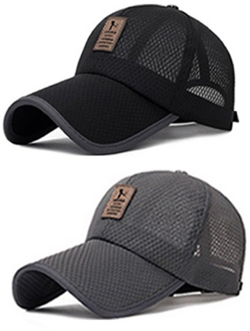 투데이리빙 1+1 메쉬 볼캡 여름 야구 모자 캡모자 여름용 메쉬캡 망사 통풍 골프 등산 운동 스포츠