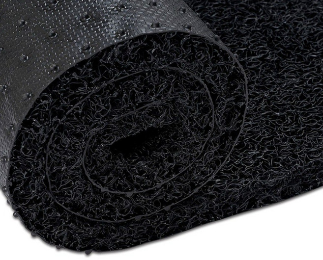 위드차차차 맑은 코일현관매트 135x100cm 두께20mm 일반형 구매수량에따른연장, 1개, 올블랙 연장제품