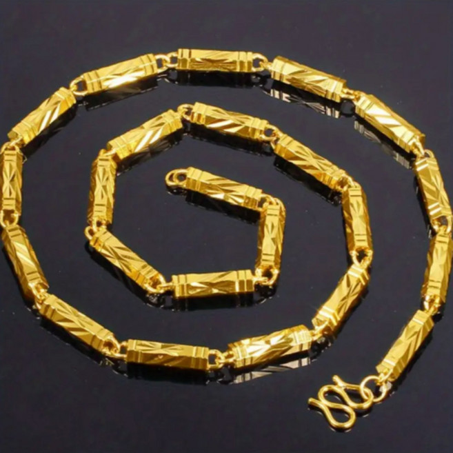 셀루앙드 리얼 금같은 남성용 황금 18kgp 골드체인 목걸이