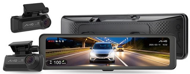 Mio MiVue R890WD 後視鏡型(前4K後4K) (送128G卡), 不含安裝