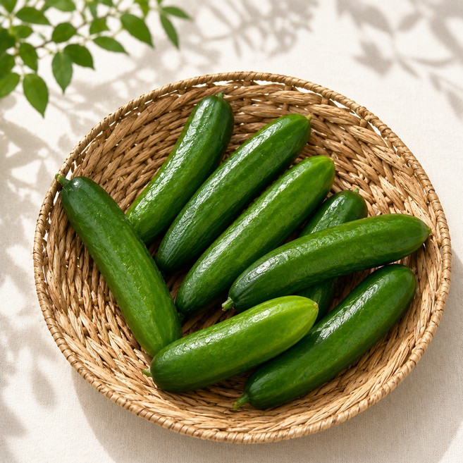 [국내산] 아삭이 한입 미니오이 신선한 오이, 1개, 500g