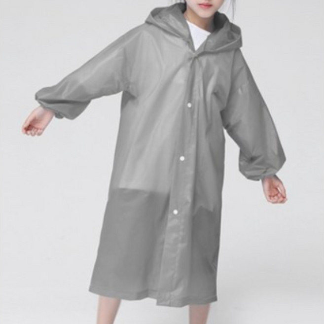 EVA 아동우비 다회용 휴대용 남녀공용 우의 우비 레인코트