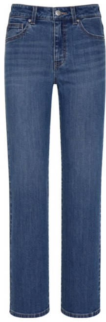 [백화점 정품 / 25년 신상] 게스 여성 M톤 스트레이트 미디엄블루 데님 청바지