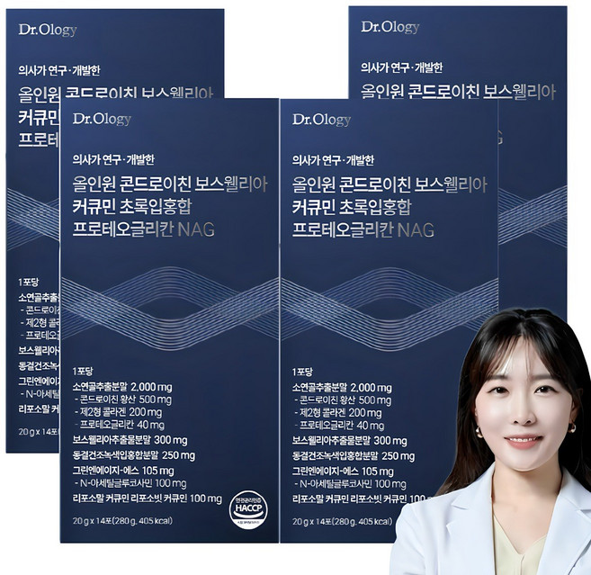 닥터올로지 마시는 올인원 액상 소연골 콘드로이친, 4박스, 14회분