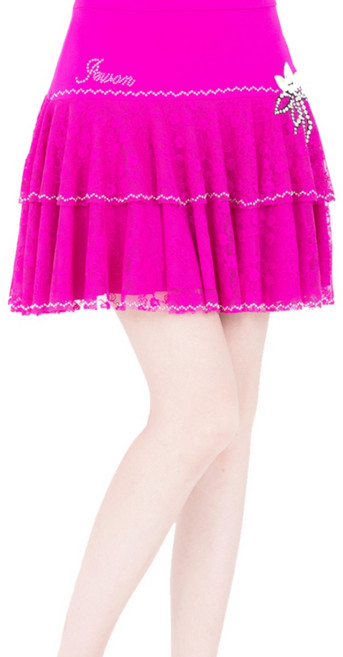 스포츠댄스 치마 라인 미니스커트 단체 공연 C129