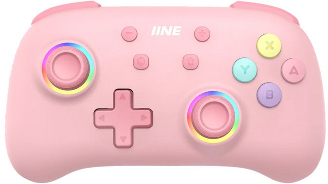 닌텐도 스위치 2&1 캔디팝 컨트롤러 /NFC 깨우기 기능 /매크로 오토연사 /이이네, 핑크, 1개