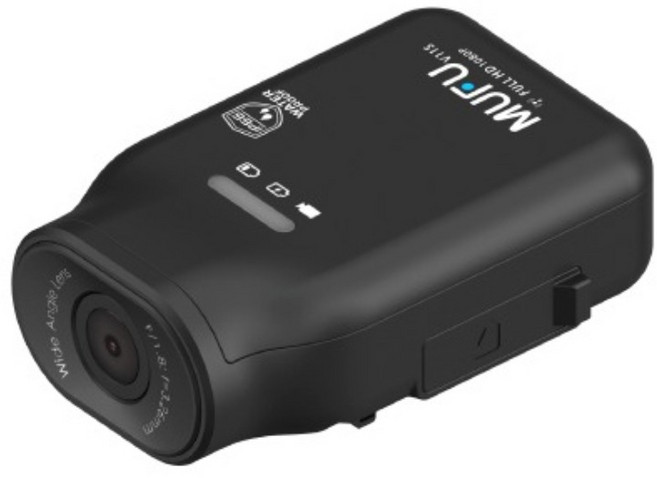MUFU 機車行車記錄器 V11S快扣機 贈64G記憶卡, V11S快扣機(含64G), MUF30, 黑