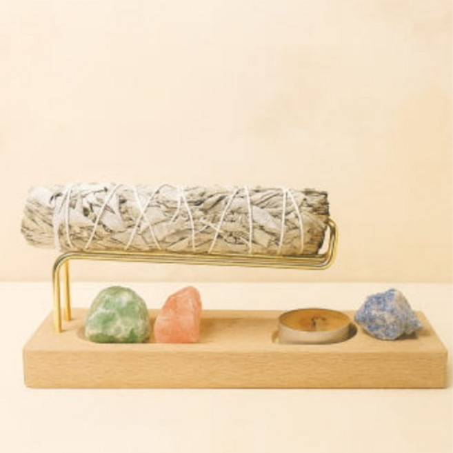 화이트 세이지 스머지 스틱 16cm 캘리포니아산 정화 명상 인센스 / 솔란리추얼 white sage smudge