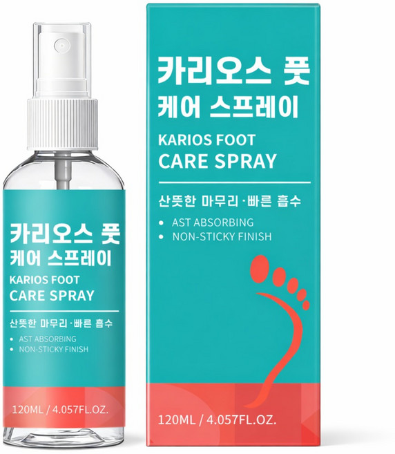 카리오스 문제성 발톱 케어 스프 레 이, 120ml, 1개, 3개입