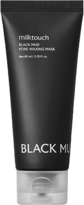 밀크터치 블랙 머드 포어 모공 피지 왁싱 마스크, 1개, 80ml, 1개입