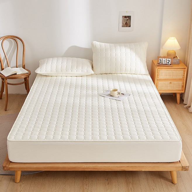 Frokom 방수 누빔 매트리스 커버 침대커버 침대시트 겸용