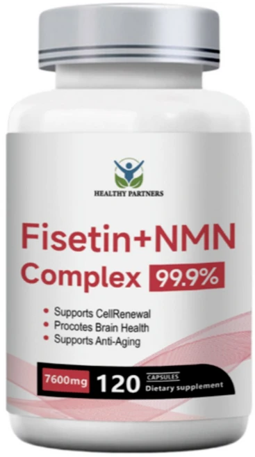 고함량 피세틴+NMN 베르베린 트랜스 레스베라트롤 퀘르세틴 엘더베리 아슈아간다 강황 7000mg, 5개, 120정 - 쿠팡