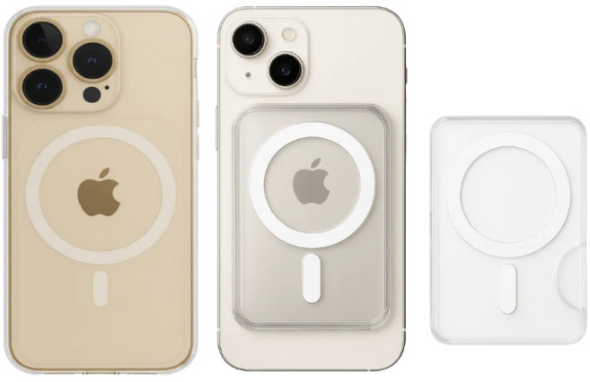 1+1 세트 투명 맥세이프 케이스 + 맥세이프 카드지갑 아이폰 전용 자석형 변색방지 정품 호환