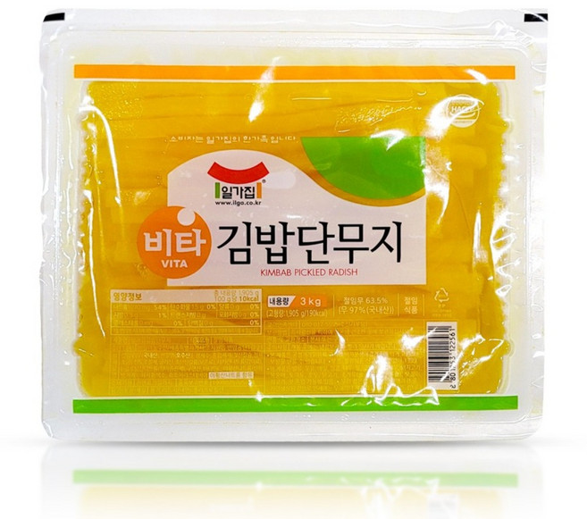 일미 비타 김밥단무지 3kg, 1개