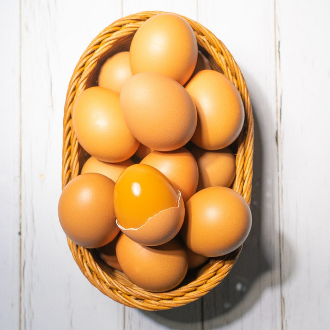 [EEE] 파손보장 무항생제 맥반석 구운계란 15구 30구 달걀 훈제란 구운란 부활절계란, 중란, 1개