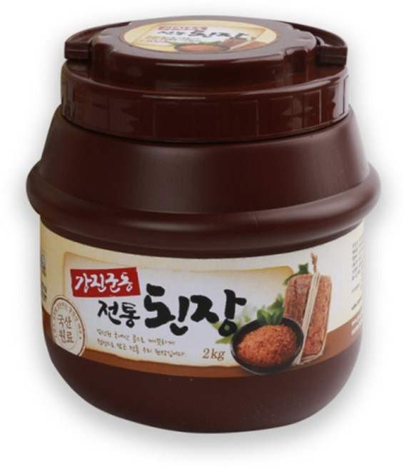 백정자명인 맛있는 재래식 집 전통 한식 된장, 1kg, 1개