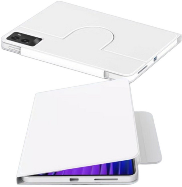 스냅케이스 레노버 리전 Y700 3세대 업그레이드 마그네틱 스마트 케이스 커버분리, 화이트, 1개