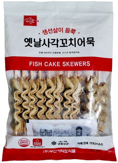 부산 가덕도 꼬치어묵 10개입 소스포함 (냉동), 2개, 340g