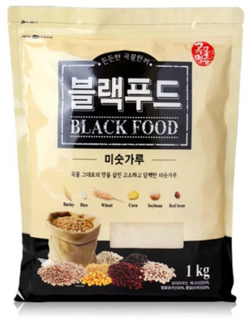 곡물명가 블랙푸드 미숫가루 1kg, 1개
