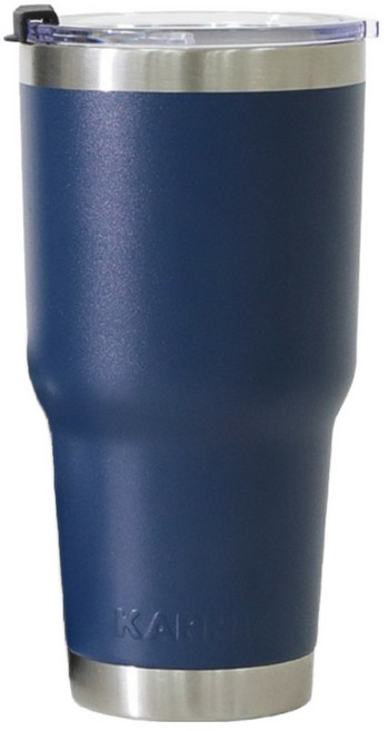 카르닉 이중진공 스테인리스 보온보냉 텀블러, 네이비, 900ml, 1개