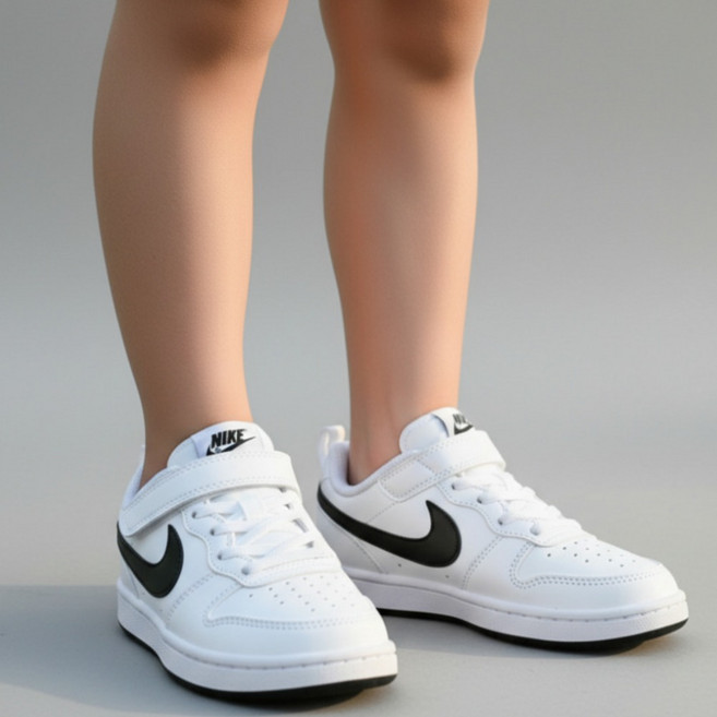 나이키 키즈 운동화 코트버로우 로우 리크래프트 PS 초등 찍찍이 벨크로 신기편한