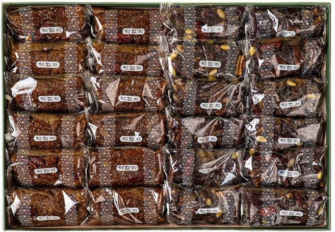 영양떡 영양찰떡 떡선물세트 전통 수제떡 간식 떡함지, 60g, 50개