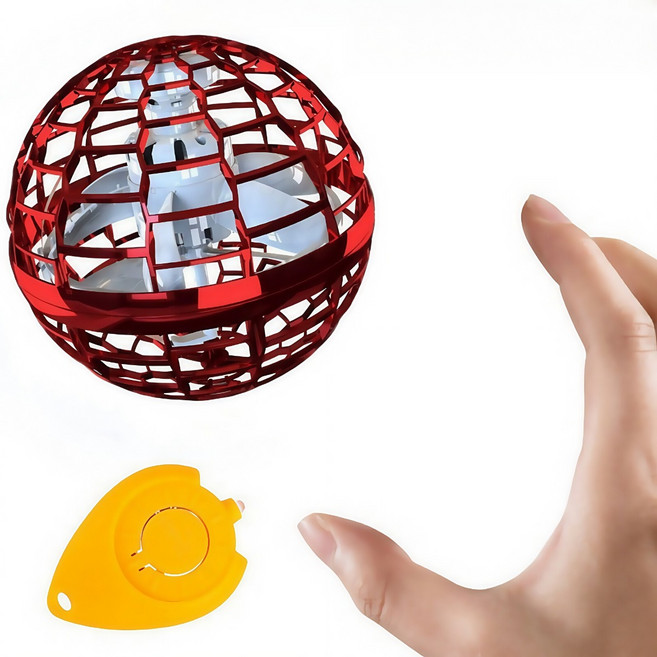 라미미 부메랑볼 KC인증 정품 공중부앙 플라잉볼 매직볼 UFO 1개, 레드